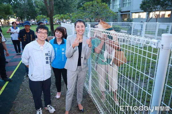 ▲三和公園遊戲場24日重新啟用，新增小型寵物公園。（圖／南投縣政府提供，下同）