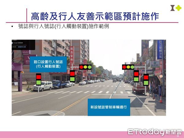 ▲▼   嘉義市首處高齡及行人友善示範區就在經國新城 力拼11月底前完工  。（圖／嘉義市政府提供）