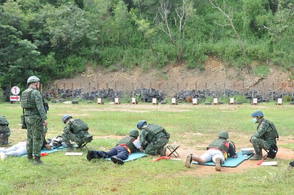 ▲▼中市首次射擊訓練演訓召集 提升替代役備役役男民防能量。（圖／台中市政府）