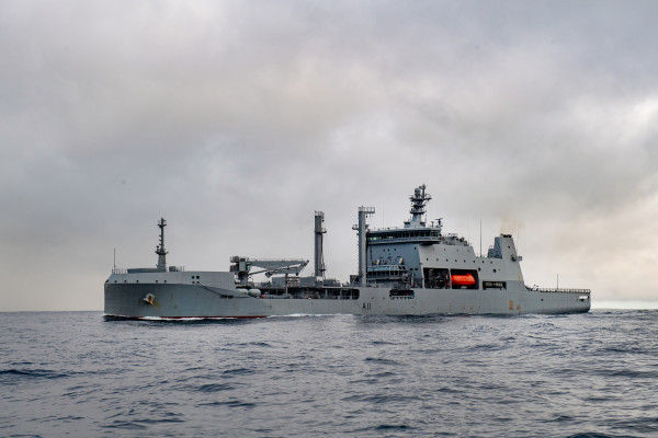 ▲▼ 紐西蘭軍艦奧特亞羅瓦號（HMNZS Aotearoa）。（圖／翻攝自New Zealand Defence Force）