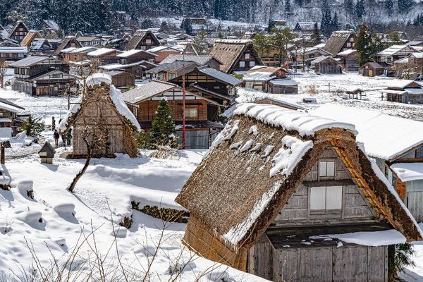 ▲▼日本北陸冬季合掌村。（圖／東南旅遊提供）