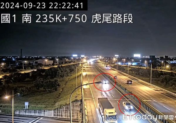 ▲▼雲林國道追車3死，監視器畫面曝光。（圖／記者蔡佩旻翻攝）