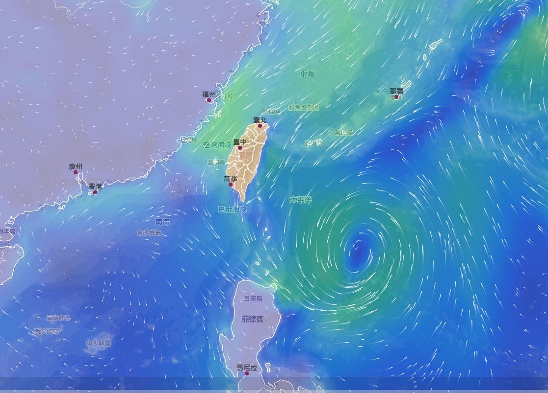 ▲▼準「山陀兒」颱風28日0時位置預測。（圖／翻攝自中央氣象署）