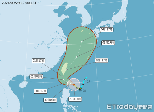 ▲▼未來天氣趨勢。（圖／氣象署提供）