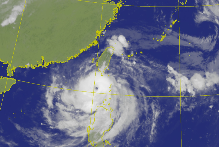 ▲▼山陀兒颱風9/30 21:30預測。（圖／氣象署）