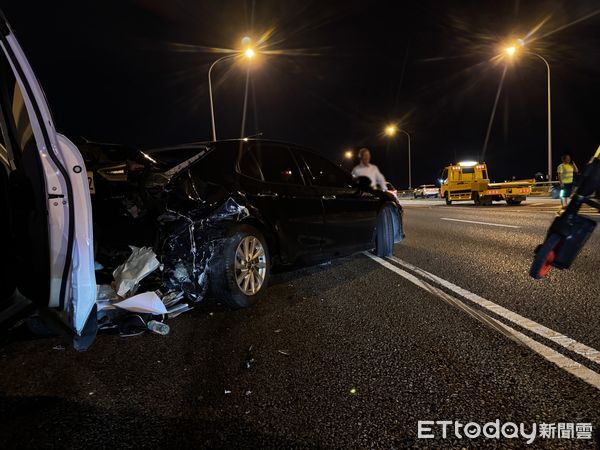 ▲▼五楊高架「1車鬼切」害連環車禍　無辜33歲男確定右小腿截肢。（圖／記者楊熾興翻攝）