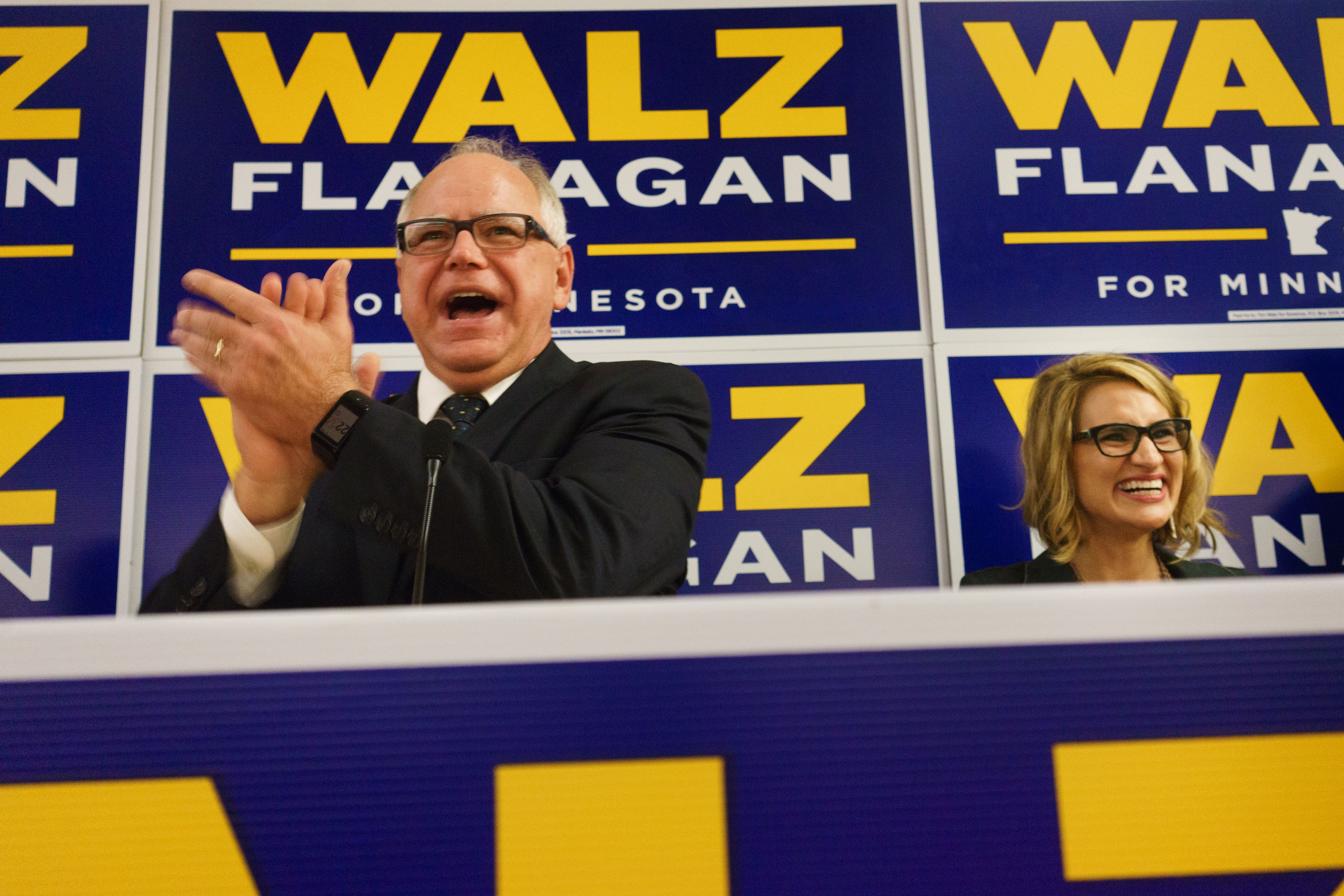 ▲▼華茲（Tim Walz）2018年當選明尼蘇達州州長。（圖／達志影像／newscom）