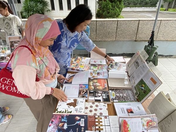 ▲移民署桃園站「咖啡多元文化展」