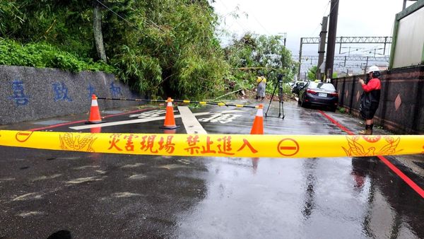 基隆土石流。（圖／翻攝自記者爆料網）