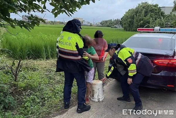 ▲警方以住家為中心搜索，迅速找到迷失的涂姓婦人。（圖／大園警分局提供）