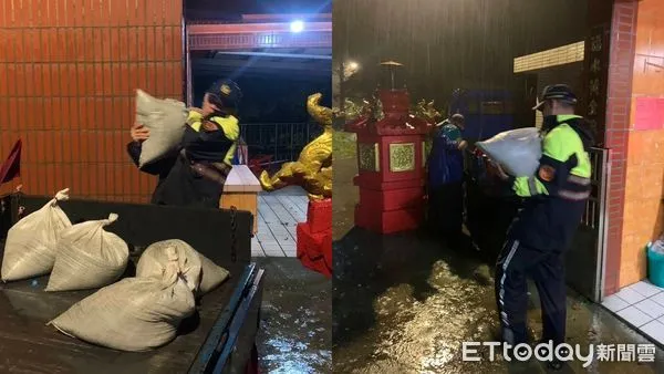 ▲山陀兒豪雨侵襲！新北地勢低窪嚴重淹水。（圖／記者郭世賢翻攝）