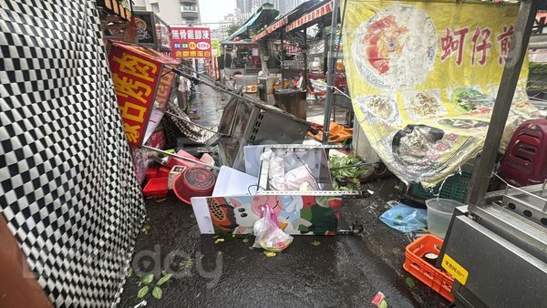 ▲▼山陀兒肆虐，高雄瑞豐夜市慘況曝光。（圖／記者吳世龍攝）