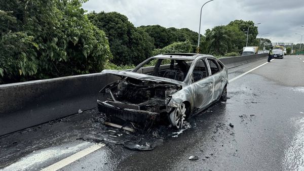 ▲彰化台74甲線火燒車。（圖／民眾提供）