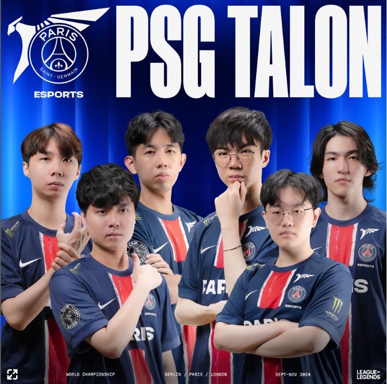 ▲▼台灣選手組成的PSG Talon（PSG）（圖／翻攝IG）