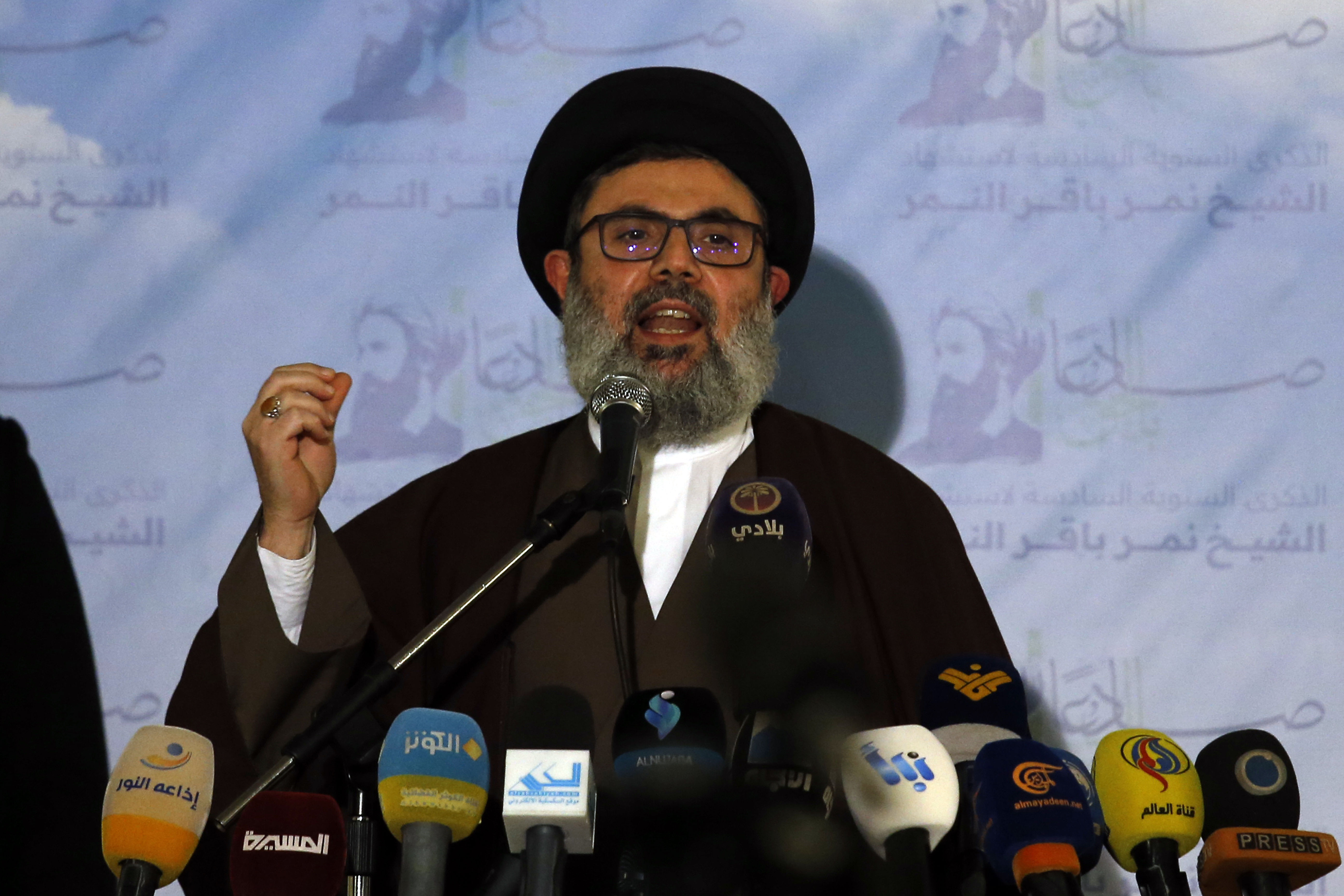 ▲被視為真主黨已故領袖納斯拉勒（Sayyed Hassan Nasrallah）繼任者的薩法丁（Hashem Safieddine）。（圖／達志影像／美聯社）