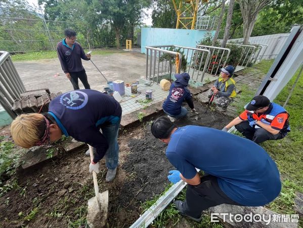 ▲台南市消防局第二救災救護大隊，5日在玉井國小，辦理義消玉井山難搜救分隊新基地啟用。（圖／記者林東良翻攝，下同）