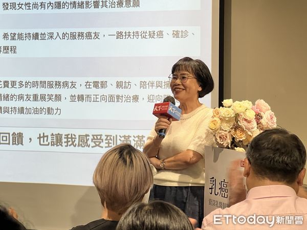 ▲▼資深乳醫個管師連珮如發表《乳癌，不怕！》新書記者會。（圖／記者洪巧藍攝）