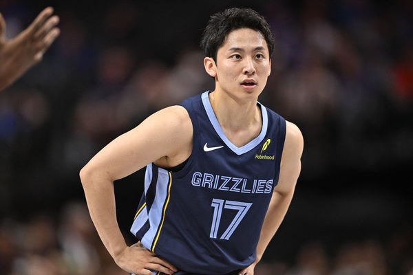 ▲日本明星主控河村勇輝終於迎來NBA首次熱身賽登場。（圖／路透）