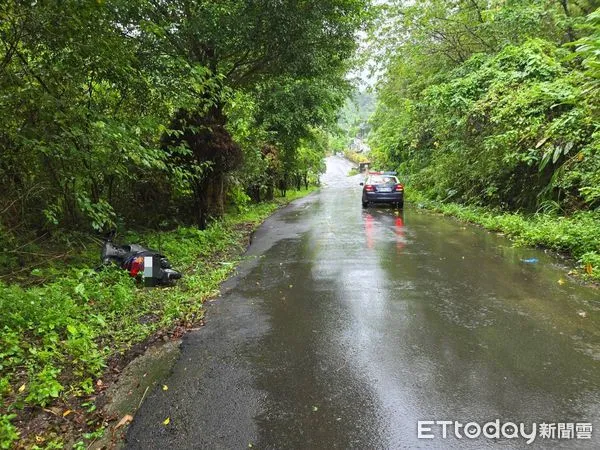 ▲▼吳婦看完塔位卻在墓園迷路，疑天雨路滑自摔命危送醫，經急救後搶回一命。（圖／記者陸運陞翻攝）