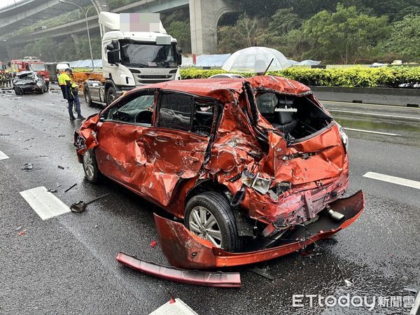 ▲▼林口車禍             。（圖／記者陳以昇翻攝）