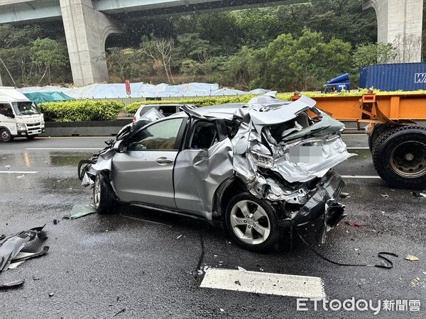 ▲▼林口車禍             。（圖／記者陳以昇翻攝）