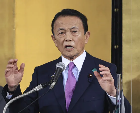 ▲▼日本前首相麻生太郎。（圖／達志影像／美聯社）