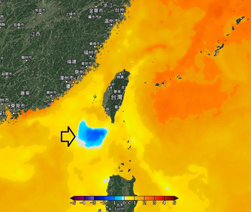 ▲▼山陀兒冷海水。（圖／翻攝臉書）