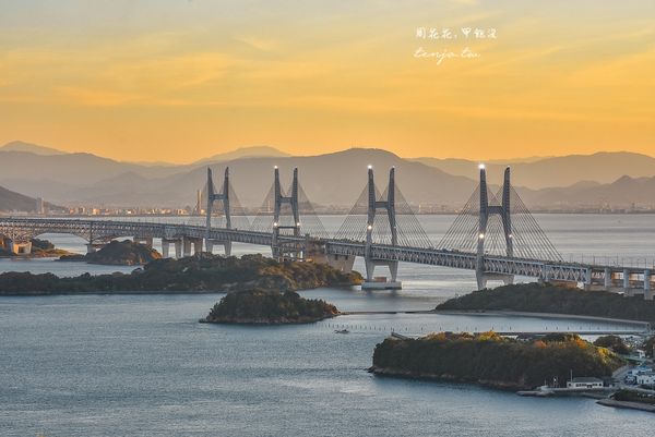 ▲▼鷲羽山展望台自由行交通攻略，欣賞瀨戶內海夕陽海景最佳位置！。（圖／部落客周花花提供）