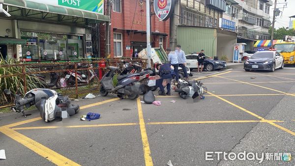 ▲▼食品小開黃男，因精神不濟駕車，撞死路旁牽機車的潘男。（圖／記者陸運陞翻攝）