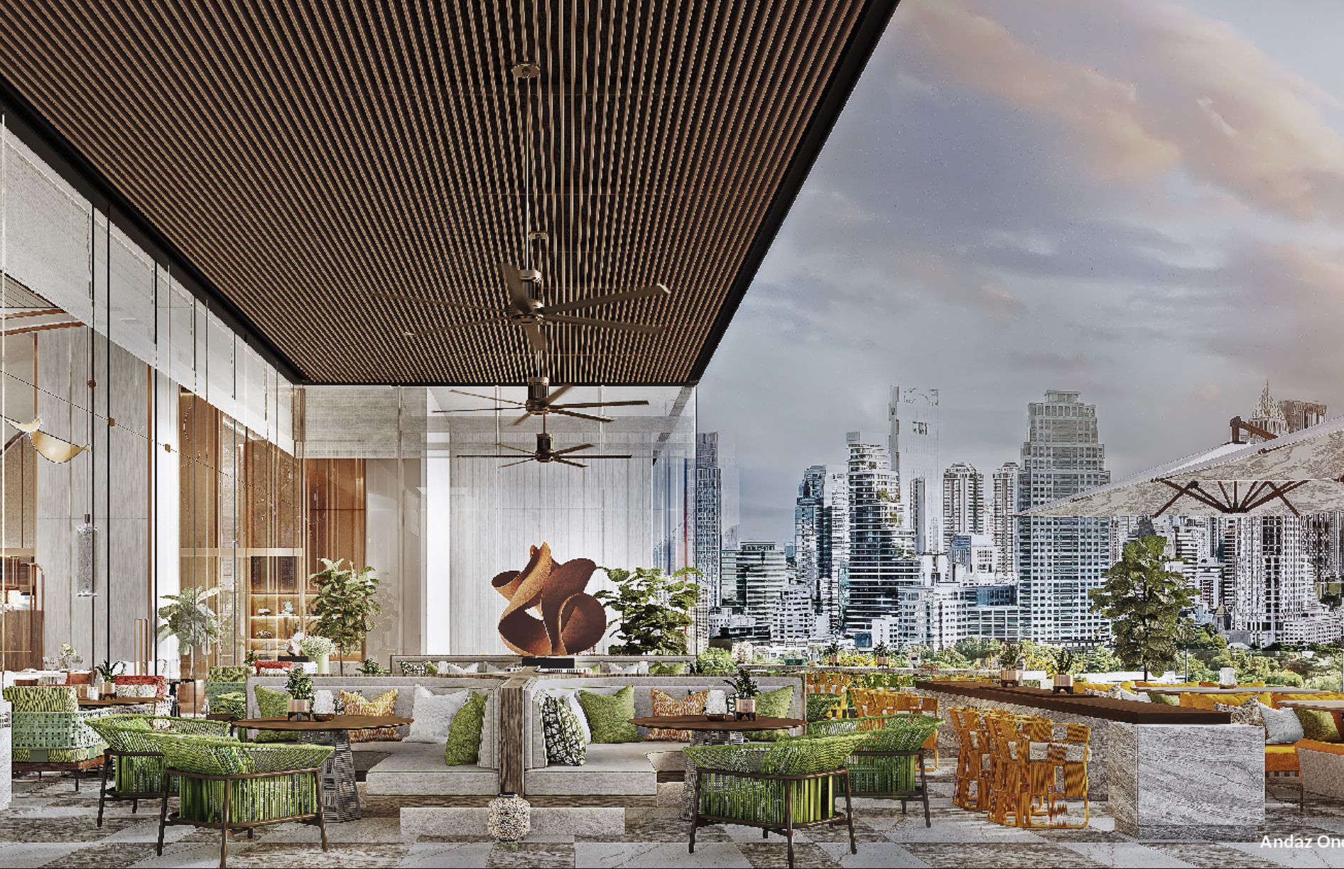 ▲▼曼谷新地標One Bangkok Andaz，曼谷One Bangkok安達仕酒店。（圖／翻攝自One Bangkok官網）