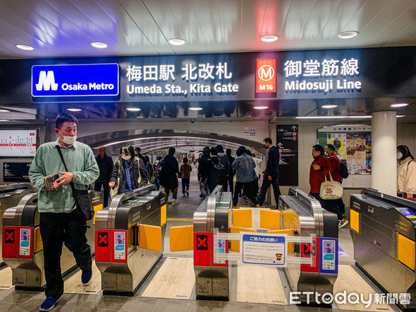 ▲▼大阪地下鐵，大阪市營地下鐵，Osaka Metro，大阪市高速電氣軌道。（圖／記者蔡玟君攝）