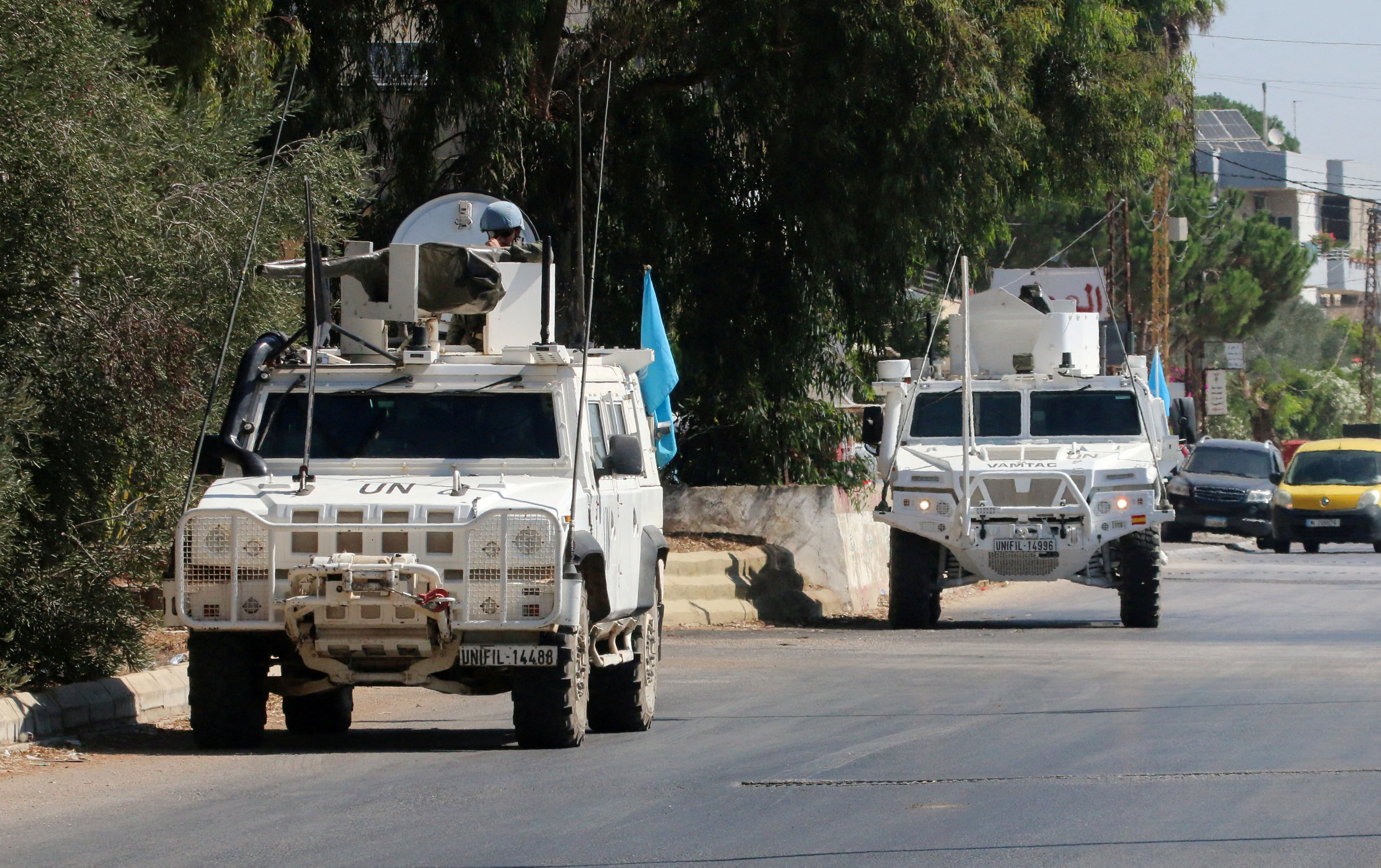 ▲▼ 聯合國駐黎巴嫩臨時部隊（UNIFIL）。（圖／路透）