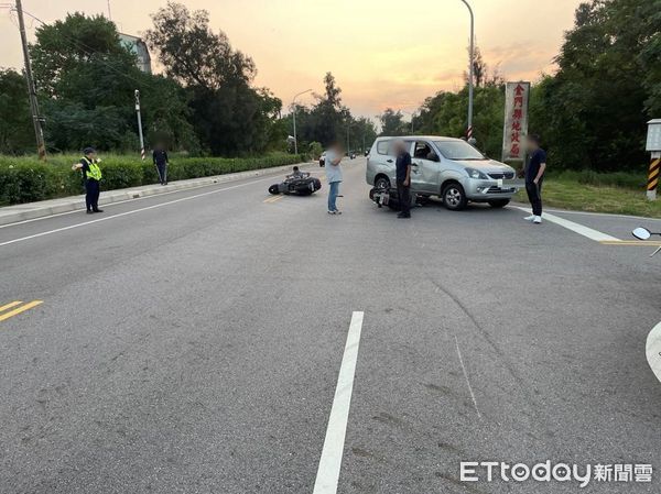 ▲金門車禍。（圖／記者林名揚翻攝，下同）