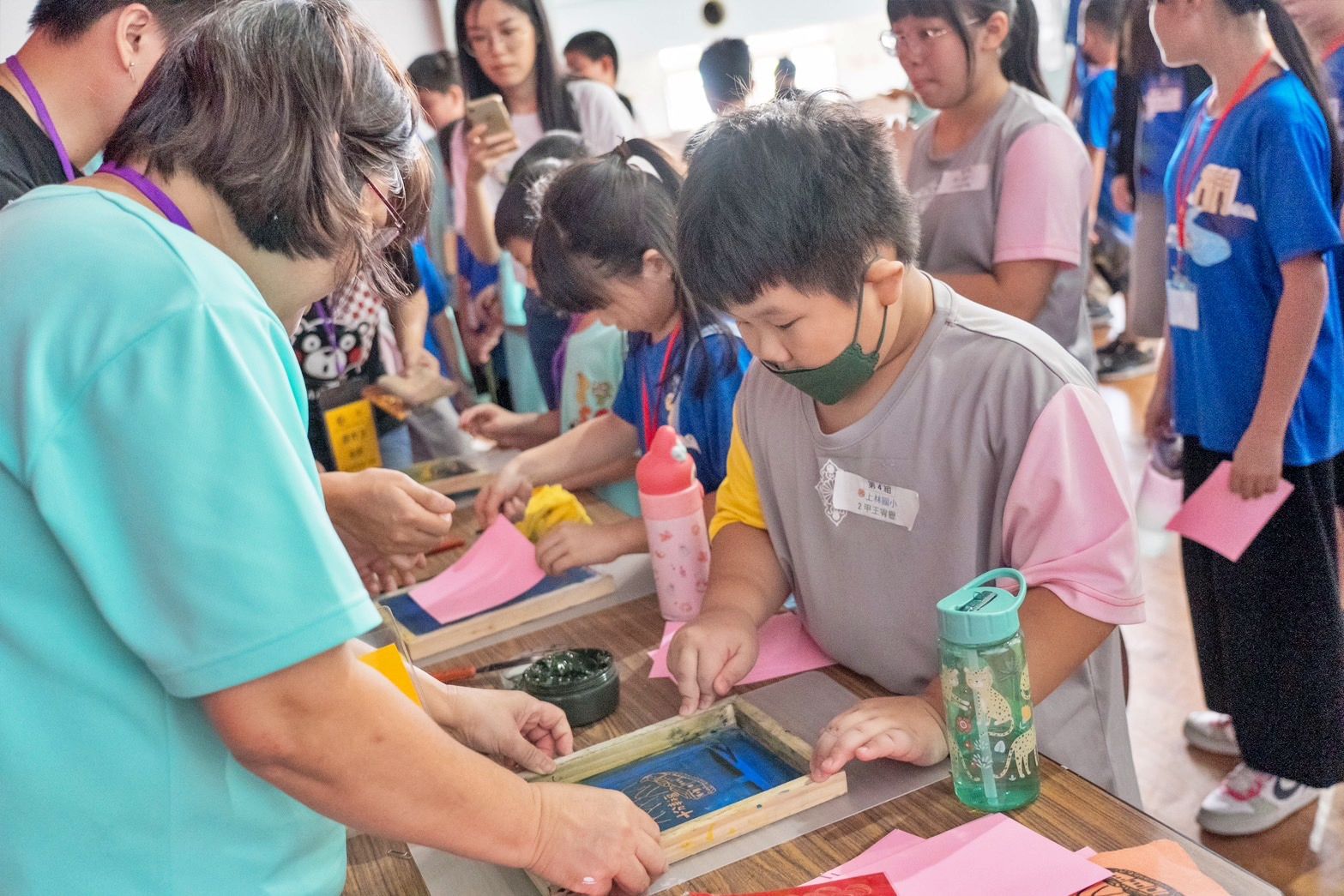 ▲新北偏鄉四校共學 跨校混齡分組比拚。（圖／新北市石門國小提供）