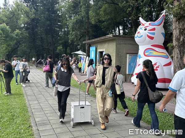 ▲台南山上花園水道博物館迎接5周年館慶， 4天館慶近萬人入園參觀，再現人潮。（圖／記者林東良翻攝，下同）