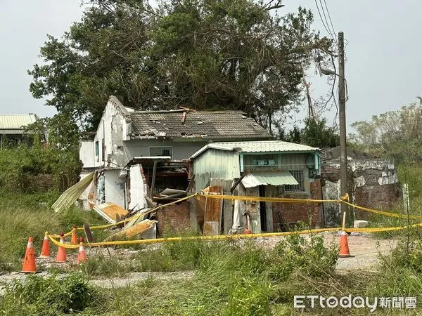 ▲大寮拆遷工程傳出死亡案件           。（圖／記者吳奕靖翻攝）