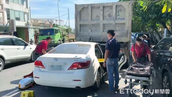 ▲▼   台東市中興路四段今（16）日發生一起追撞車禍          。（圖／記者楊漢聲翻攝）