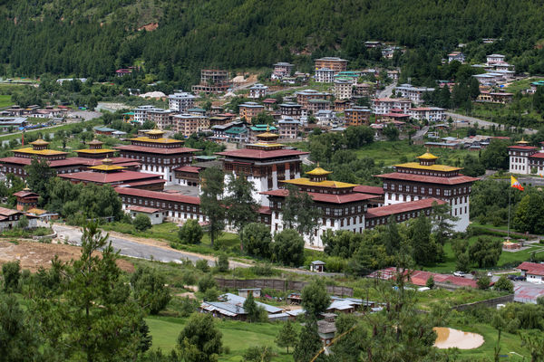 ▲▼不丹首都亭布（Thimphu）。（圖／達志影像／美聯社）