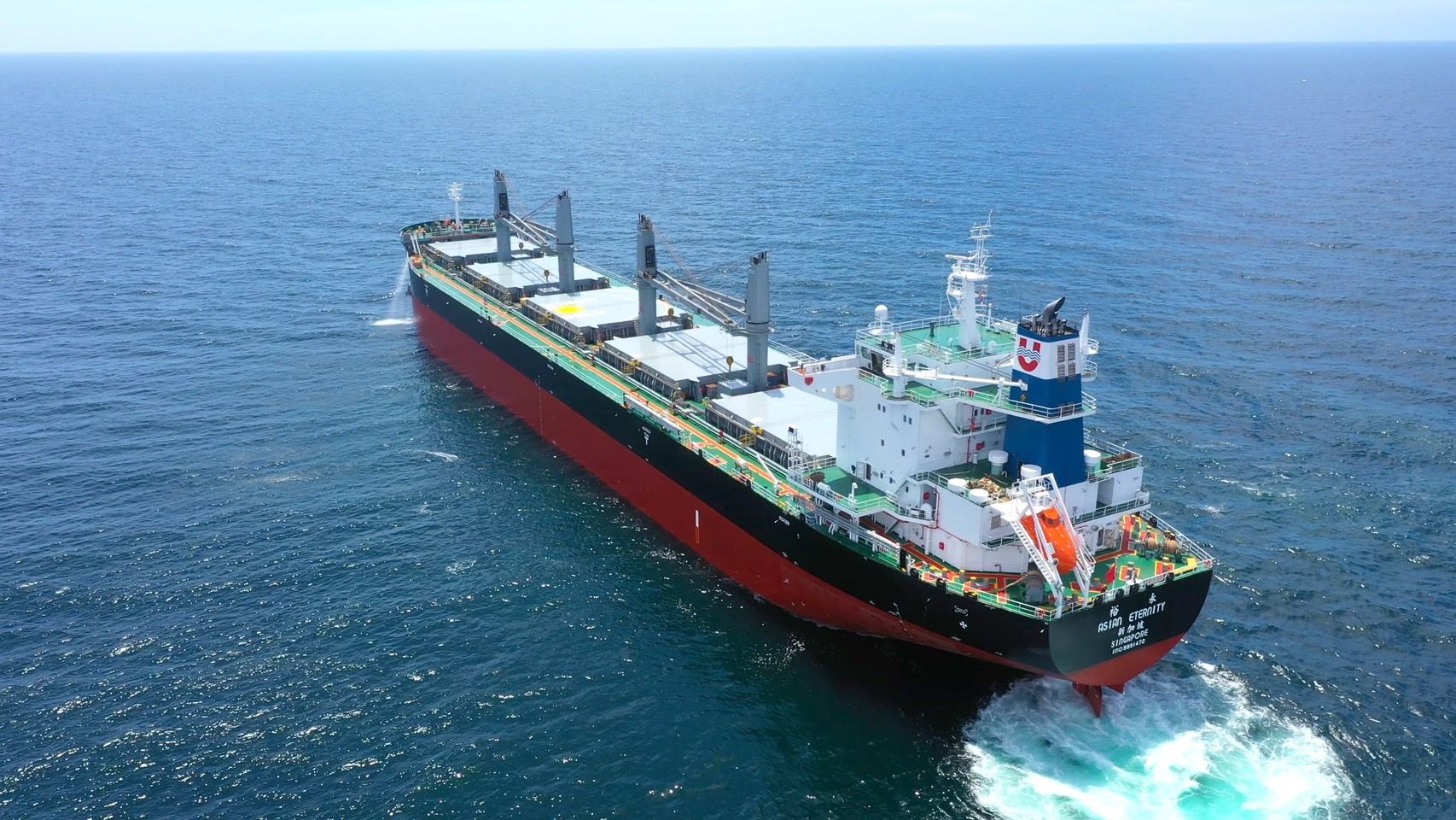 ▲裕民航運6.4萬噸超輕便型散裝船。（圖／裕民提供）