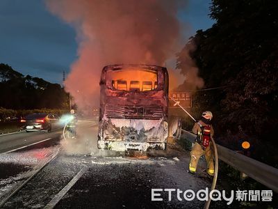 客運國道火燒車「女學生消失」！大都會緊急尋人　深夜找到了