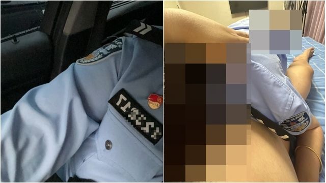 ▲▼男警狂po照「意淫警花」性愛畫面瘋傳　他噁曝：一穿警褲就有反應。（圖／翻攝X）