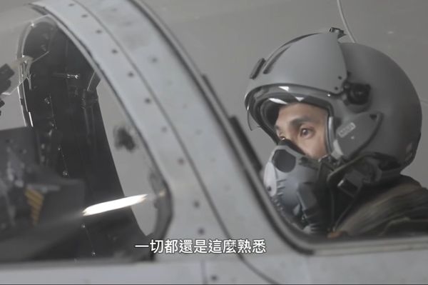 ▲▼飛官謝沛勳復飛。（圖／翻攝空軍影片）