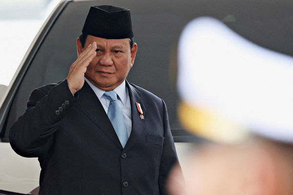 ▲▼ 印尼總統普拉伯沃（Prabowo Subianto）。（圖／路透）