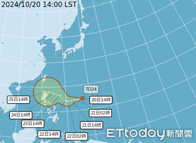 快訊／熱帶低壓生成！準颱風「潭美」最新路徑曝　