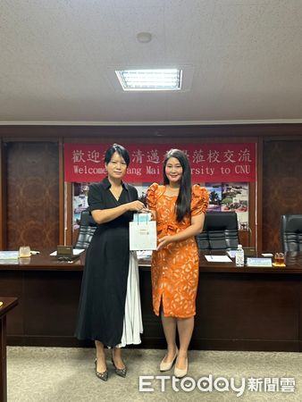 ▲泰國清邁大學藥學院代表團日前在副院長Dr. Wantida Chaiyana的帶領下，來到嘉南藥理大學進行學術訪問，雙方攜手進行化粧品科技碩士雙學位課程。（圖／記者林東良翻攝，下同）