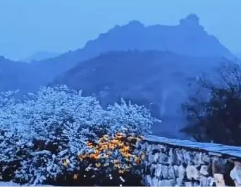 北京百花山「飄雪了」！　陸氣象台預計：初雪日恐還要再等