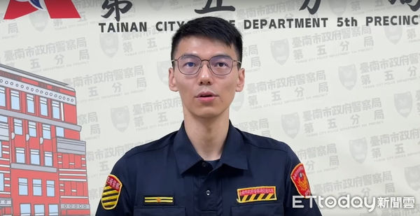 ▲台南市警五分局交通分隊長楊力行呼籲駕駛人，行駛於道路應注意車前狀況，勿有分心或疲勞駕駛，確保用路人的安全。（圖／記者林東良翻攝，下同）