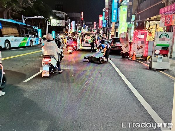 ▲台南市警五分局交通分隊長楊力行呼籲駕駛人，行駛於道路應注意車前狀況，勿有分心或疲勞駕駛，確保用路人的安全。（圖／記者林東良翻攝，下同）