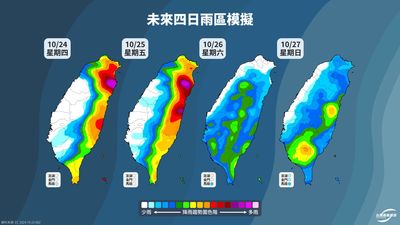 致災豪雨上看900毫米！　粉專：2地區跟颱風天沒兩樣