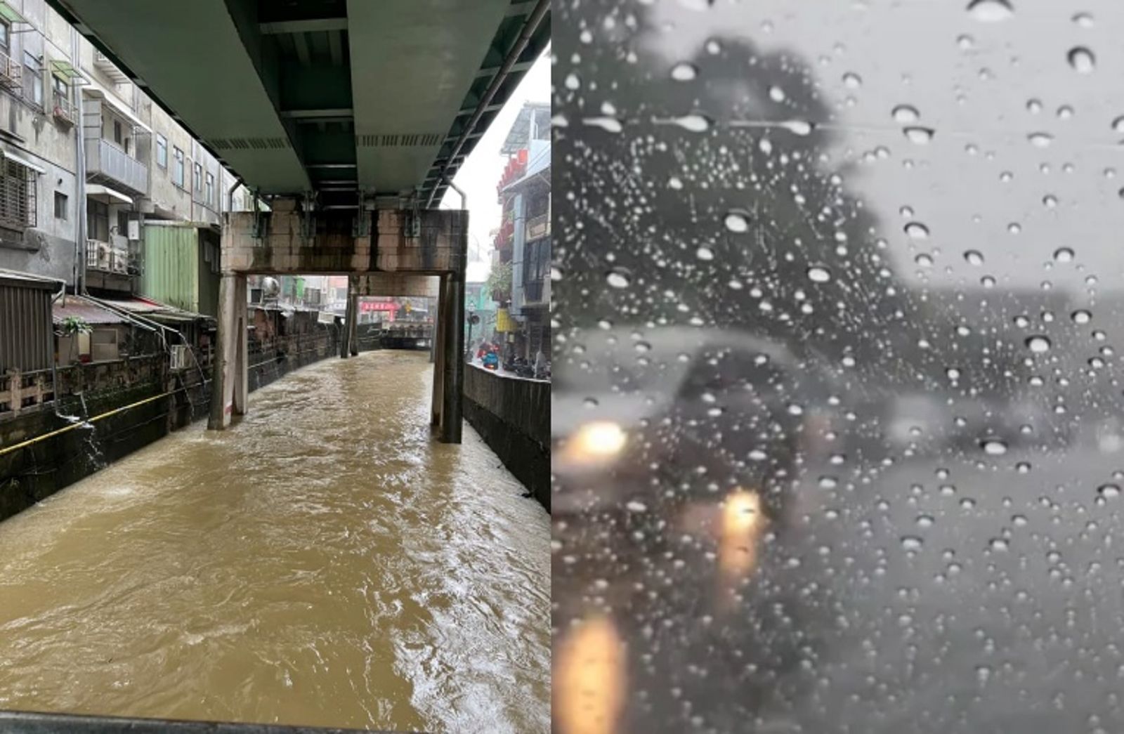 基隆風雨開炸！居民出門哀號一片　網友：比颱風天更糟糕